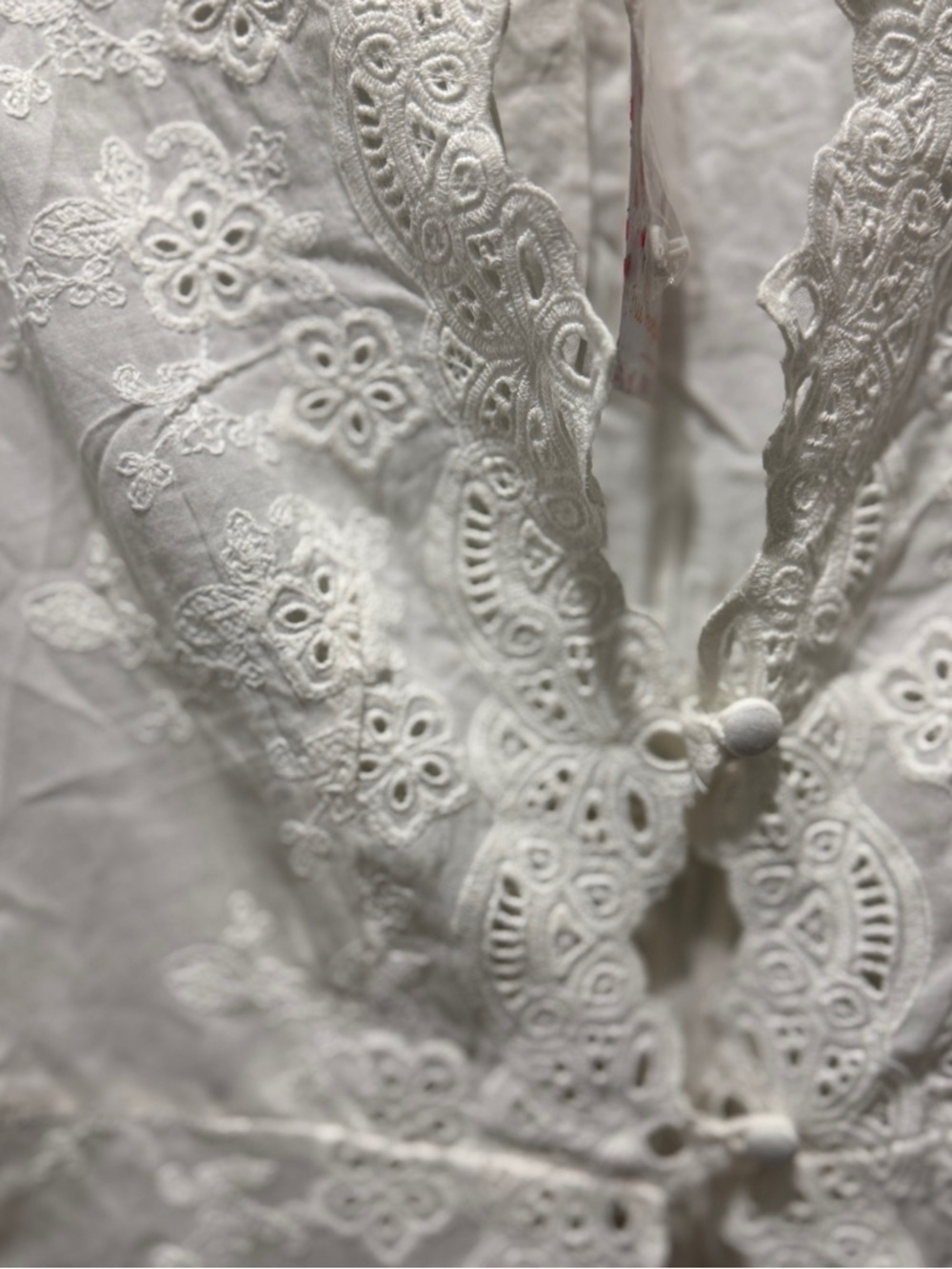 NWT Free People Embroidery Tunic - White Retail $229.99US - Picture 3 of 10